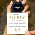 thumbnail image 6 of I'm a Wife to a Husband Circle Wings Memorial Ring - Hug From Heaven Angel Wing Ring for Women, 6 of 6