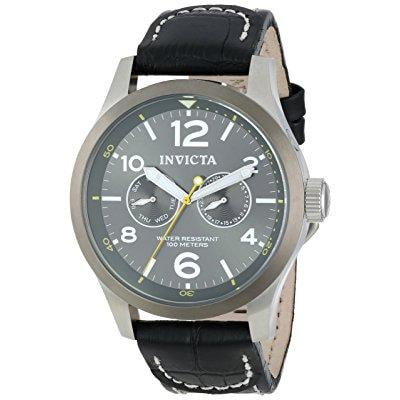 invicta men's 14142 i-force analog display swiss quartz black watch
