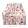 thumbnail image 3 of Cute Ghost Pumpkin Pink Blanket Halloween Lightweight Throw Blanket for Women Men Soft Cozy Fleece Couch Living Room Bed Blanket for Kids Girls Boys—All Season 40x60In, 3 of 3