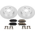 thumbnail image 2 of PowerStop Rear Geomet Coated Brake Rotor and Pad Kit Fits: HONDA Select Models CRK7340, 2 of 5