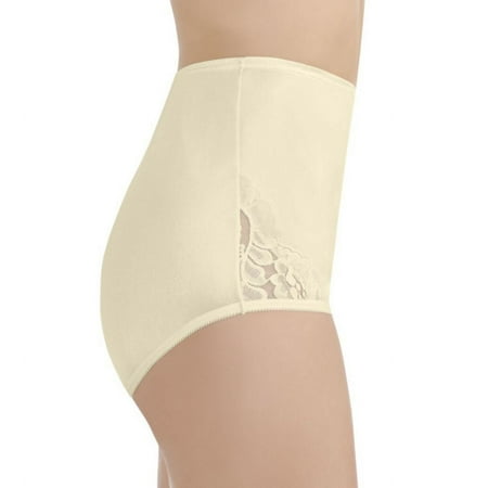 Women s Vanity Fair 13001 Lace Nouveau Brief Panty (Candleglow 11)