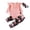 Pink, variant on NLOMOCT Baby Girl Winter Clothes 3 Pcs Fall Outfit Newborn Baby Girl Clothes Ruffle Long Sleeve Romper Pants Headband Clothes Pink,6-12 Months