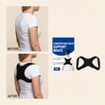 thumbnail image 6 of HaoXun Adjustable Posture Corrector Back Brace for Women and Men - Breathable Upper Back Support Brace for Pain Relief from Lumbar Neck Shoulder, Posture Straightener for Daily Use, 6 of 9