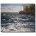 thumbnail image 2 of La Pastiche  Jerry Sauls 'High Winds at the Point' Fine Art Print - Blue - 18 x 22 - 18 x 22, 2 of 4