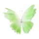 thumbnail image 3 of Mariposa de gasa decorativa para pared, enorme mariposa artificial de seda para ventana Verde, 3 of 9