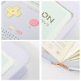 thumbnail image 2 of Undated Daily Planner 365 Days Notebook Game Design Pocket Organizer Appointment Book Journal Notebook A6 mini Cute Diary (Purple+Blue+Pink+Green), 2 of 7