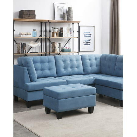 - Chamption Sectional Ottoman, Blue