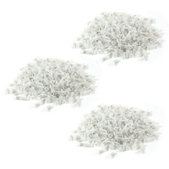 900 Pcs -1 Closed End Wire Connectors 22-18 Gauge Crimp Caps White