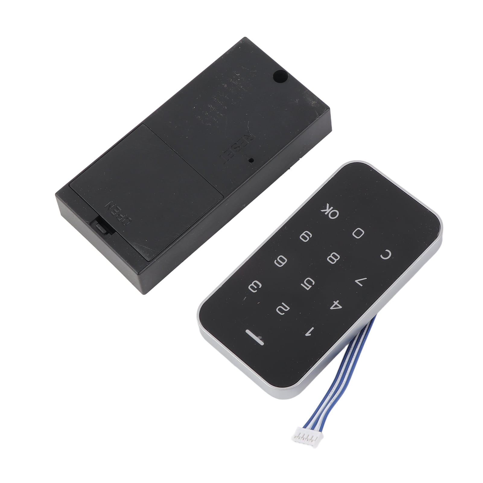 NFTIGB Smart Cabinet Lock Universal Password RFID Card Electronic Induction Keyless Entry for Wooden Chest Drawer Cupboard (5.12 inches / 13 cm) - No Batteries Included