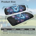 thumbnail image 3 of FUIALDOLG Blue Flash Butterfly Front and Back Seat Cover Universal Fit for Club Car Precedent Golf Cart Floral Print Breathable Golf Cart Bench Seat Covers for Women Men Washable, 3 of 8