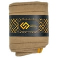 thumbnail image 2 of CANDOR AND CLASS Men's Combed Cotton (78%) Crew Socks for Men (Khaki Tan Ribbed 1PK (2 Pairs)), 2 of 2