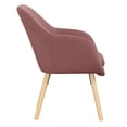 thumbnail image 5 of Convenience Concepts Take a Seat Charlotte Accent Chair, Blush Velvet, 5 of 12