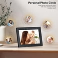 thumbnail image 3 of Digital Picture Frame Wi-Fi 10.1inch Smart Digital Photo Frame,Electronic Digital Picture Frames Load from Phone,1280x800 HD IPS Touch Screen-Share P, 3 of 6