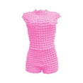 thumbnail image 2 of EHQJNJ Outfit for Women Going Out Plus Size Women's Fashion Casual Sleeveless Bubble Cloth Two Piece Shorts Set Outfit Sets for Women Outfit for Women Going Out Warm, 2 of 5