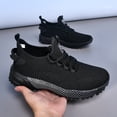thumbnail image 5 of Men's Lightweight Breathable High-Top Sneakers Suitable for Running, Basketball, Tennis - Outdoor Non-Slip Athletic  Neutral Traction for Training, Gym, Casual & with Lace-Up Closure, Cushioned Sole, 5 of 9