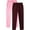 Pink, variant on CaiJunJia Clearance No Boundaries 2 Pack Women's High Waisted Sweatpants Workout Active Joggers Baggy Lounge Wide Leg Pants