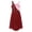 Burgundy, variant on YEAHDOR Girls Shiny Sequins High-Low Dance Dress Lyrical Ballet Contemporary Performance Costume