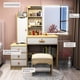 thumbnail image 3 of Tocador Vanity Bluelander con Espejo Luz Led Caqui, 3 of 7