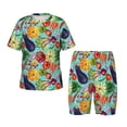 thumbnail image 1 of KLL Ensemble de Pyjama à Manches Courtes Imprimé Légumes (2) pour Enfants, Ensemble de Pyjama Doux pour Garçons et Filles - Très Grand, 1 of 6