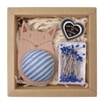thumbnail image 1 of HILABEE Hand Sewing Pin Cushion 100Pcs Needles Needle Organizer for Needlework Women Blue, 1 of 9