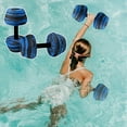 thumbnail image 3 of Hyasfey Aquatic Dumbbells EVA Foam Water Weights Pool Resistance Exercise Barbells for Aerobics Fitness Training Weight Loss Muscle Toning, 3 of 7