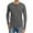 Gray, variant on Long Sleeve T Shirt Men Casual Color Block Tops Lightweight Classic Button Crewneck T-Shirts Spring Fall Pullover Workout Top/Shirt