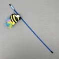thumbnail image 6 of Cheers.US Cats Teaser Toy Attractive Perfect Gifts Fabric Ocean Fish Decorative Wand Stick Ocean Fish Style, Relieve Boredom, Bite-resistant for Household, 6 of 11