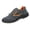 Grey, variant on Men's Welding Shoes Cowhide Low Top Work Shoes Non Slip Wear Resistant Labor Safety Shoes