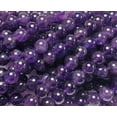 thumbnail image 2 of 7.8mm High Quality Amethyst Smooth Round Beads Genuine Gemstone Natural Jewelry Making, 2 of 4