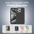 thumbnail image 6 of Compatible with iPhone 15 Pro Max Case, Heavy Duty Defender 3-Layer Rugged Shockproof Drop Protective Cover, Strong Durable Phone Cases for iPhone 15 Pro Max 6.7 Inch Display (Black), 6 of 14