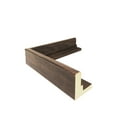 thumbnail image 5 of 2-1/8 Deep Polystyrene 7x11 Walnut Floater Picture Frame for 0.75 1.5 1.75 Stretched Canvas by WholesaleArtsFrames-com Floating Frame Made In USA, 5 of 7