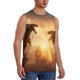 thumbnail image 2 of Fotbe Castle Cool Fire Dragon Men's Camiseta sin Mangas Estampada para Hombres, Playera Casual para Gimnasio, Entrenamiento, Playa-X-Large, 2 of 7