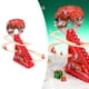 thumbnail image 5 of Tobogán de escalera para niños pequeños, juego de tobogán con música y luz. con 3 figuras de Papá Noel, 5 of 9