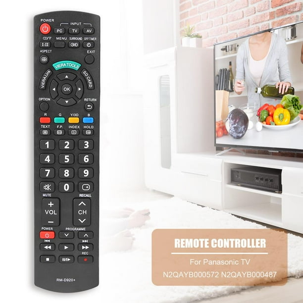 Mando a distancia para televisor inteligente, 5 uds., para Panasonic N2QAYB000572 N2QAYB000487