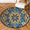 Multicolour 4, variant on CURLYOOT Round Rug 3ft Abstract Area Rug, Washable Circle Mat Non Slip Floor Carpet Mat, Butterfly Soft Indoor Rugs for Entryway Living Room Dining Room Bedroom