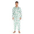 thumbnail image 6 of joogoo Hedgehog Leaves Green Unisex Adults Onesies Pajamas Jumpsuits L, 6 of 7