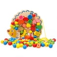 thumbnail image 3 of Juegos Educativos Fruto de de Abalorios Erizo Cadena Bebés CUTICAT Juguetes de madera, 3 of 8