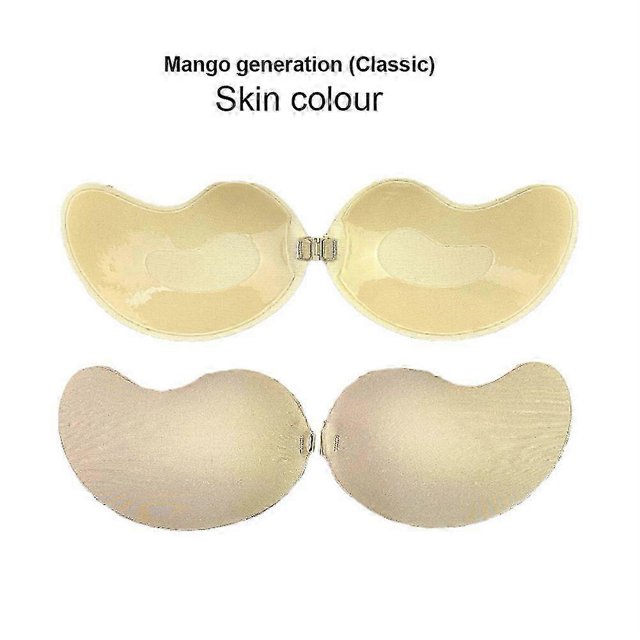 Sujetador push up sin tirantes shaofei de silicona autoadhesivo invisible con encaje Color 02