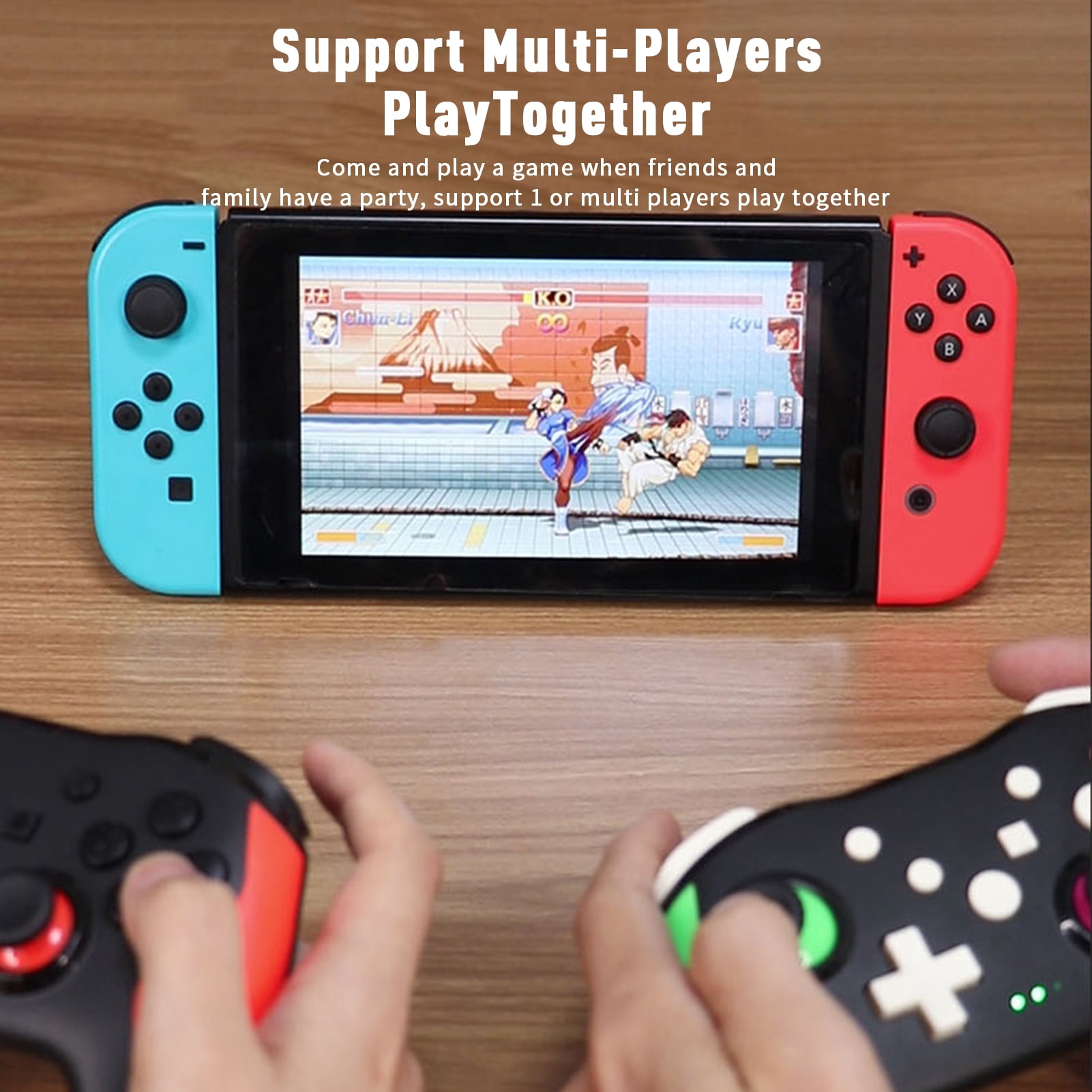NYXI Chaos Pro controlle with Hall Joystick, Switch pro Controller Wireless  for Nintendo Switch/Lite/OLED, Hall Effect Controller with RGB Light