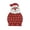 Santa, variant on QISIWOLE Wooden Christmas Santa Advent Calendar House with 24 Drawers, Countdown Holiday Ornament, 13.78 x 9.45 x 2.36 Inch Wood Calendar, Tabletop and Mantel Decoration