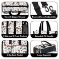 thumbnail image 3 of Teacher Tote Bag,Dachshund Dog Boston Terrier Dog Teacher Utility Tote Bag,Large Work Tote Bags for Women with Multiple Pockets,Top Zipper Closure,13.8x10.6x6.7 Inch, 3 of 5
