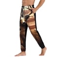 thumbnail image 3 of Kdxio Deer American Flag Vintage Pattern Joggers,Sweatpants for Men with Pockets-Small, 3 of 5