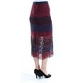 thumbnail image 3 of bar III Womens Lace Pencil Skirt, Multicoloured, Small, 3 of 3