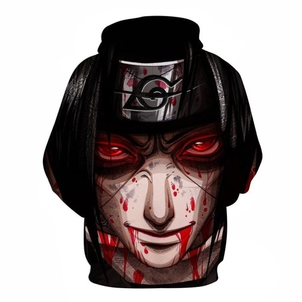 Naruto Uzumaki Hoodies Warm Fleece Hooded Sweatshirts Sharingan Akatsuki Jacket Men Women Personality Outerwear Clothes5XL(100-105kg) Gao Jinjia LED