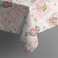 thumbnail image 5 of Pioneer Flower Floral Print Pattern Square Tablecloth, Waterproof Wipeable Spillproof Washable Table Cover for Home Kitchen Party Decor, 60"x60", 5 of 6