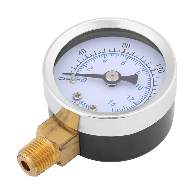 Manómetro, 0-200 psi 0-14 bar Manómetro hidráulico de agua Máxima comodidad