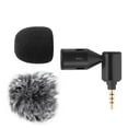 thumbnail image 2 of Mini Mini Plug-in Smartphone Microphone Mobile Phone Mic Cardioid Pickup Type-C Plug 90 Angle Adjustable With 2pcs Windscreen For Smartphone Live Streaming Vlog Online Singing, 2 of 7