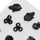 thumbnail image 4 of Kuymtek 18 Pares Aretes Plástico A La Juegos Aretes Simples (negro), 4 of 9