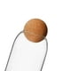 thumbnail image 5 of Botella de vidrio con tapón, recipiente hermético transparente para almacenamiento. 450ml, 5 of 8