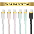 thumbnail image 4 of Liquipel Powertek Woven USB-A to USB-C - White, 4 of 8